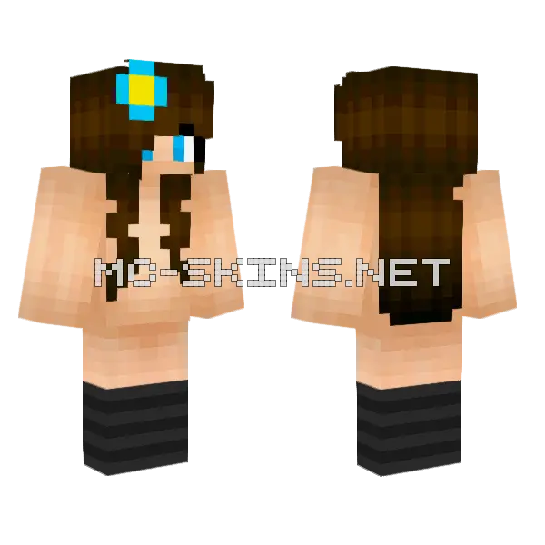 Jenny Character Skin Minecraft skin, front and back