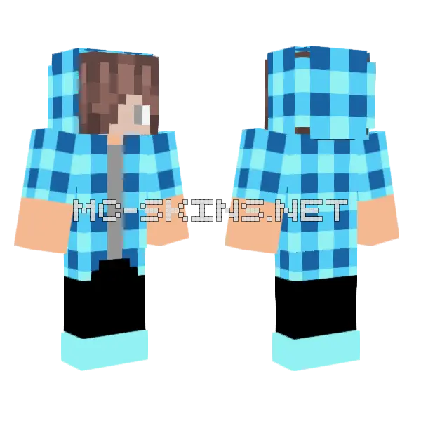 Jenny Girl Skin Minecraft skin, front and back