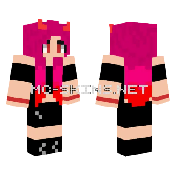 Jenny Girl Skin Minecraft skin, front and back