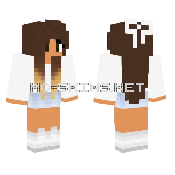 Jenny Girl Skin Minecraft skin, front and back