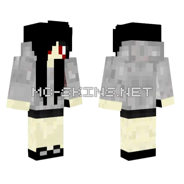 Jenny Girl Skin Minecraft skin, front and back