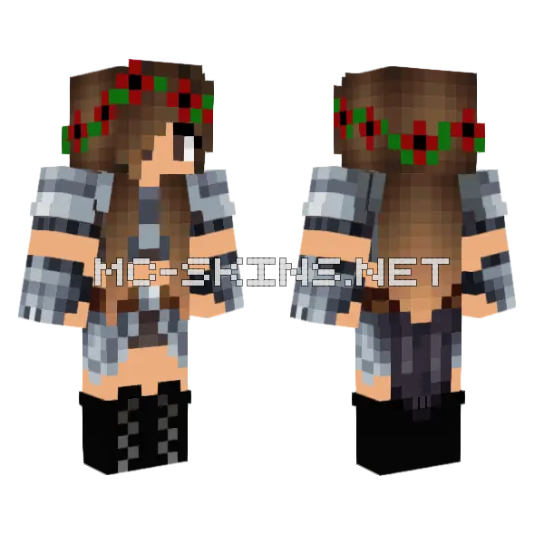 Jenny Girl Skin Minecraft skin, front and back