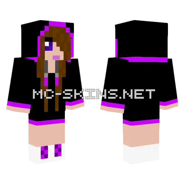 Jenny HD Skin Minecraft skin, front and back