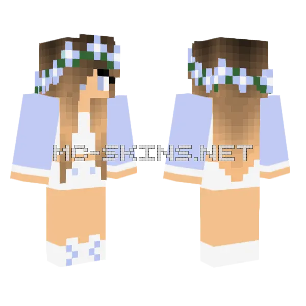 Jenny HD Skin Minecraft skin, front and back