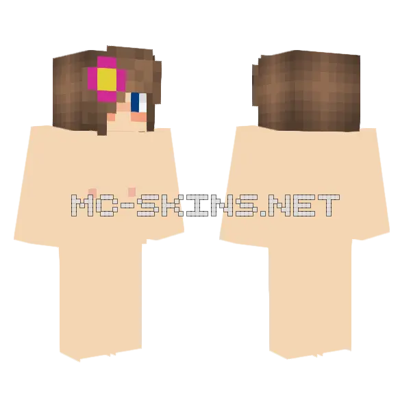 Jenny HD Skin Minecraft skin, front and back