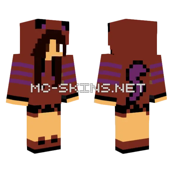 Jenny HD Skin Minecraft skin, front and back