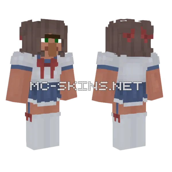 Jenny HD Skin Minecraft skin, front and back