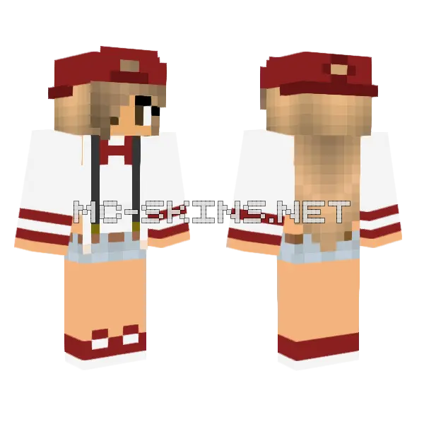 Jenny HD Skin Minecraft skin, front and back