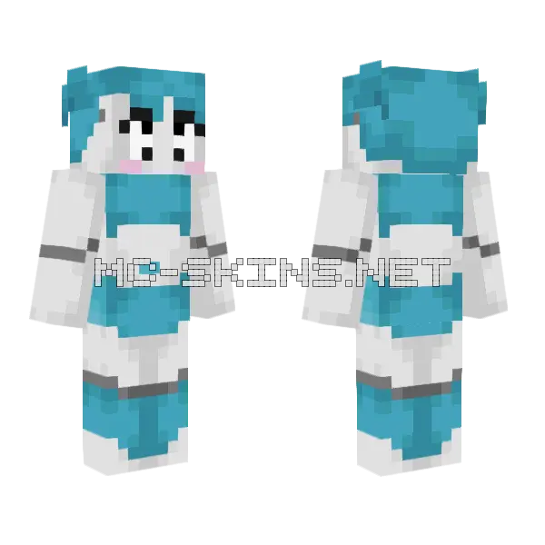 Jenny HD Skin Minecraft skin, front and back
