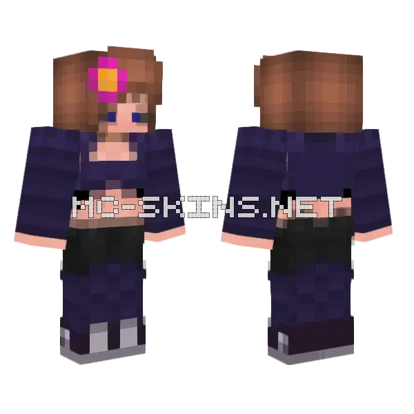 Jenny HD Skin Minecraft skin, front and back