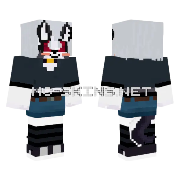 Jenny (Jenny Mod) Skin Minecraft skin, front and back