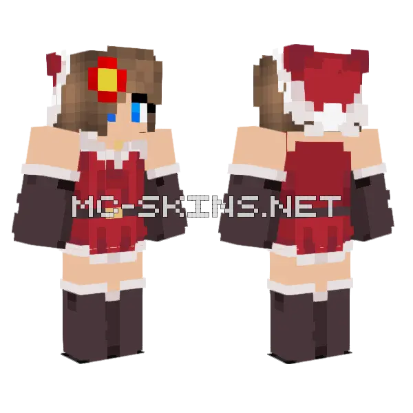 Jenny (Jenny Mod) Skin Minecraft skin, front and back