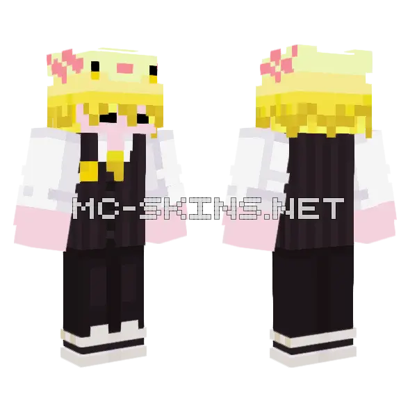 Jenny (Jenny Mod) Skin Minecraft skin, front and back