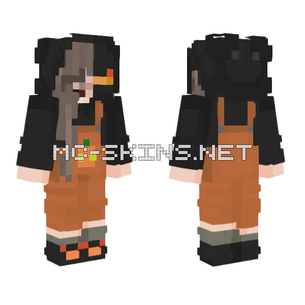 Jenny (Jenny Mod) Skin Minecraft skin, front and back