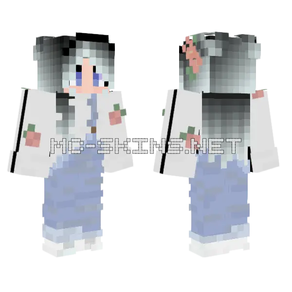 Jenny (Jenny Mod) Skin Minecraft skin, front and back