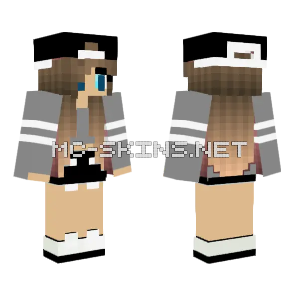 Jenny Minecraft Skin Minecraft skin, front and back