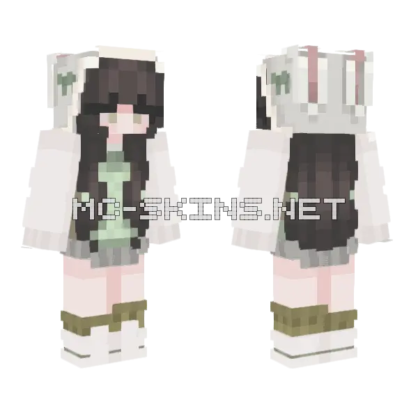 Jenny Minecraft Skin Minecraft skin, front and back
