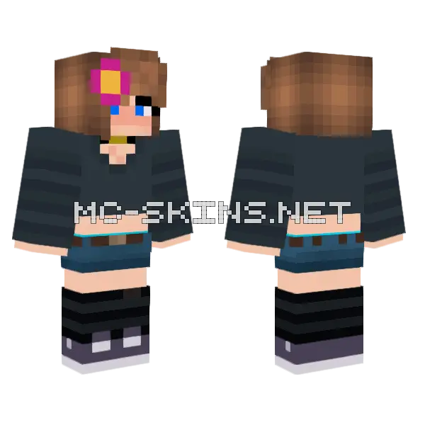 Jenny Minecraft Skin Minecraft skin, front and back