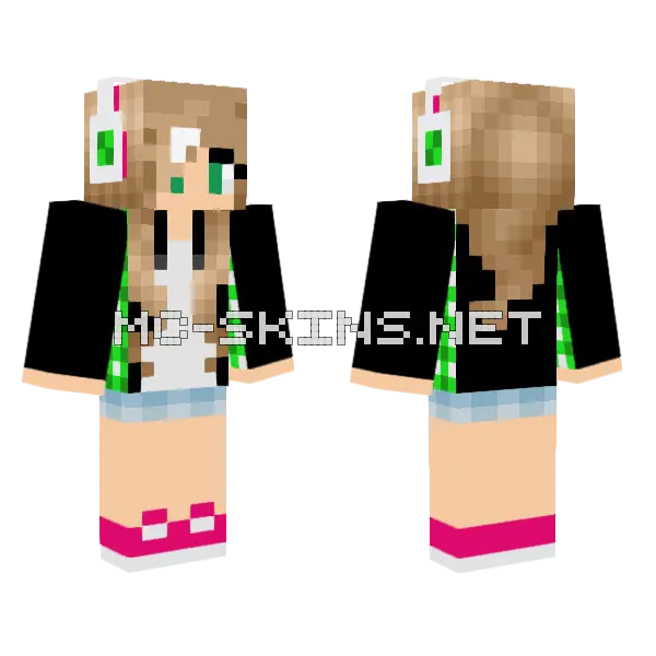 Jenny Minecraft Skin Minecraft skin, front and back