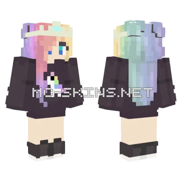 Jenny Minecraft Skin Minecraft skin, front and back