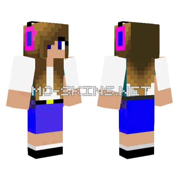 Jenny Minecraft Skin Minecraft skin, front and back