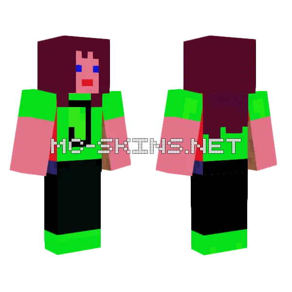 Jenny Minecraft Skin Minecraft skin, front and back