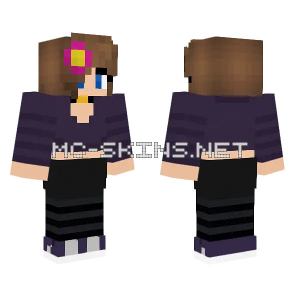 Jenny Minecraft Skin Minecraft skin, front and back