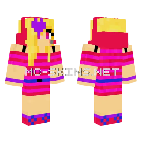 Jenny Minecraft Skin Minecraft skin, front and back
