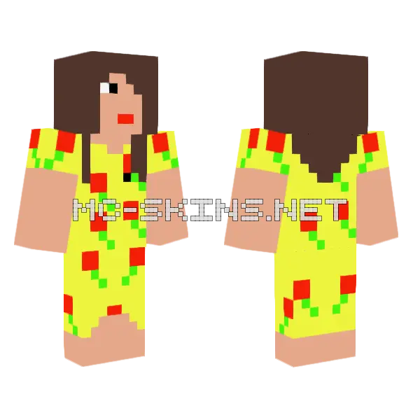 Jenny Mod Character Skin Minecraft skin, front and back