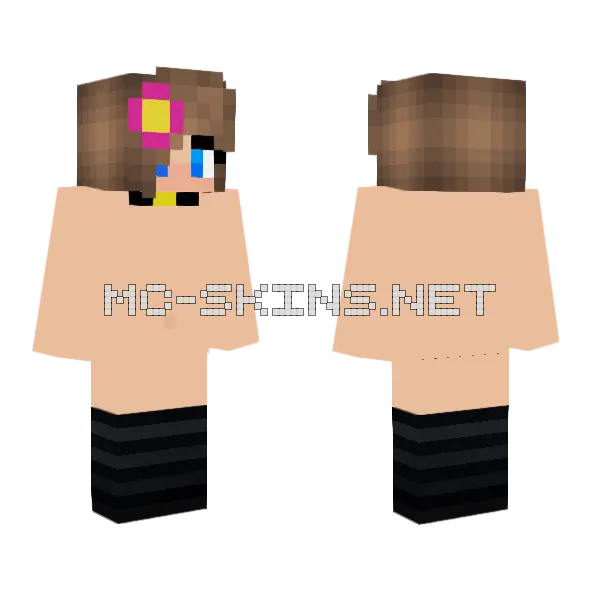 Jenny Mod Character Skin Minecraft skin, front and back
