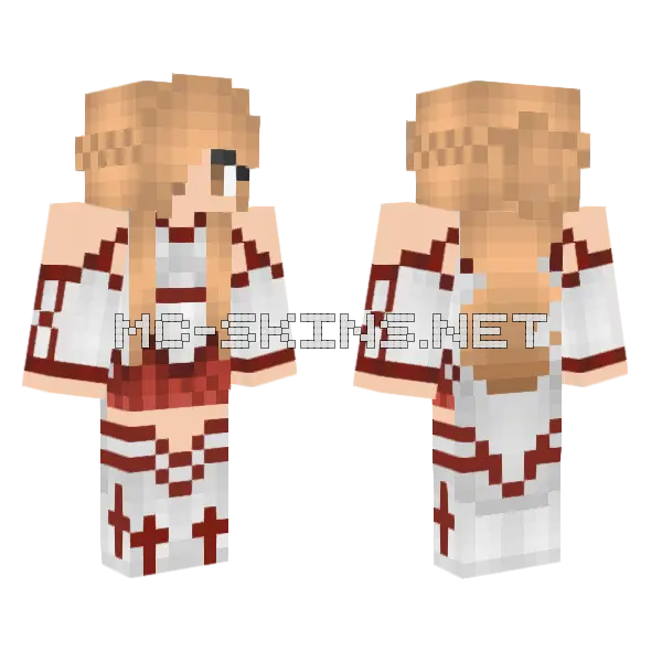 Jenny Mod Character Skin Minecraft skin, front and back