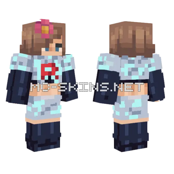Jenny Mod Character Skin Minecraft skin, front and back