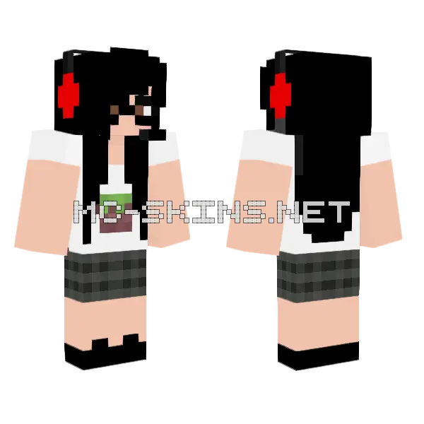 Jenny Mod Character Skin Minecraft skin, front and back
