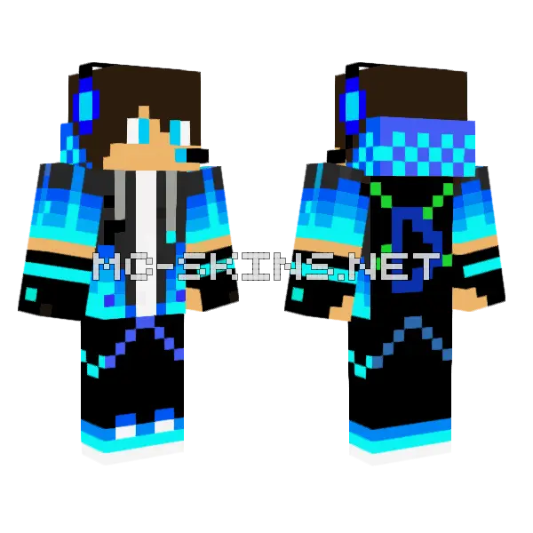 Jenny Mod Character Skin Minecraft skin, front and back