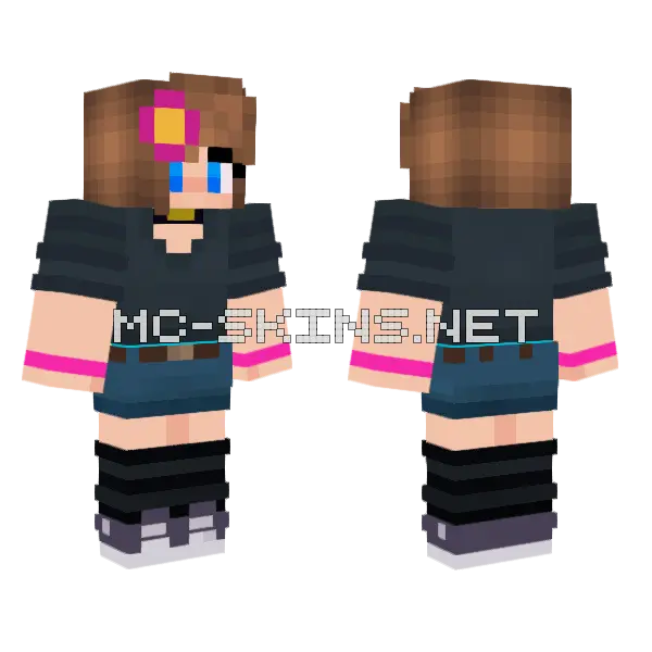 Jenny Mod Character Skin Minecraft skin, front and back