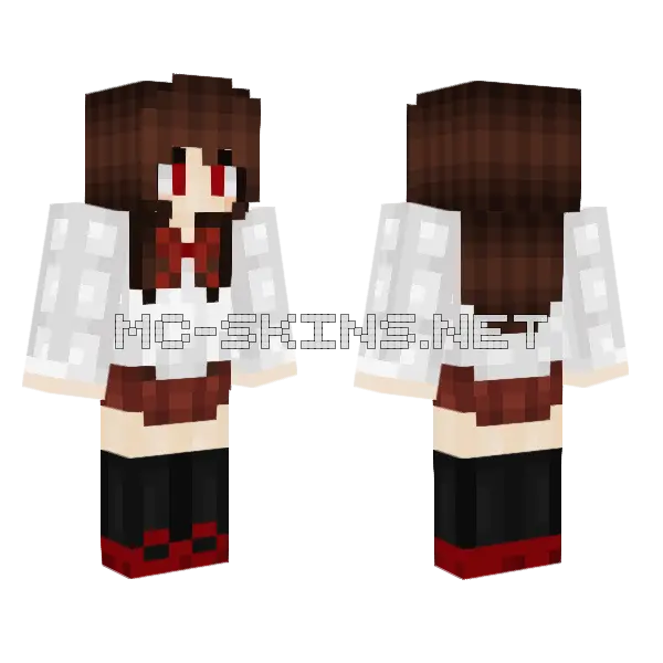 Jenny Mod Character Skin Minecraft skin, front and back