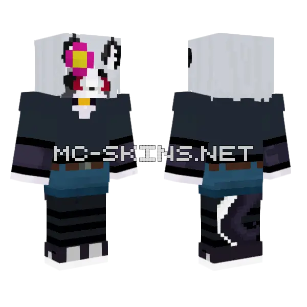 Jenny Mod Character Skin Minecraft skin, front and back