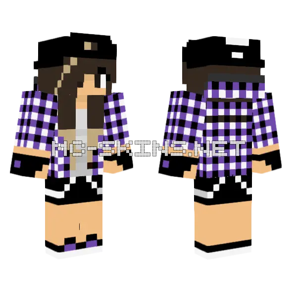 Jenny Mod Character Skin Minecraft skin, front and back