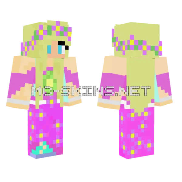 Jenny Mod Character Skin Minecraft skin, front and back