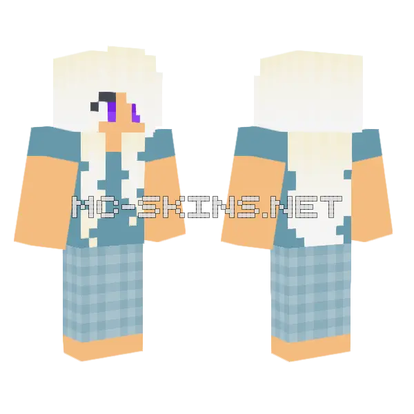 Jenny Mod Character Skin Minecraft skin, front and back