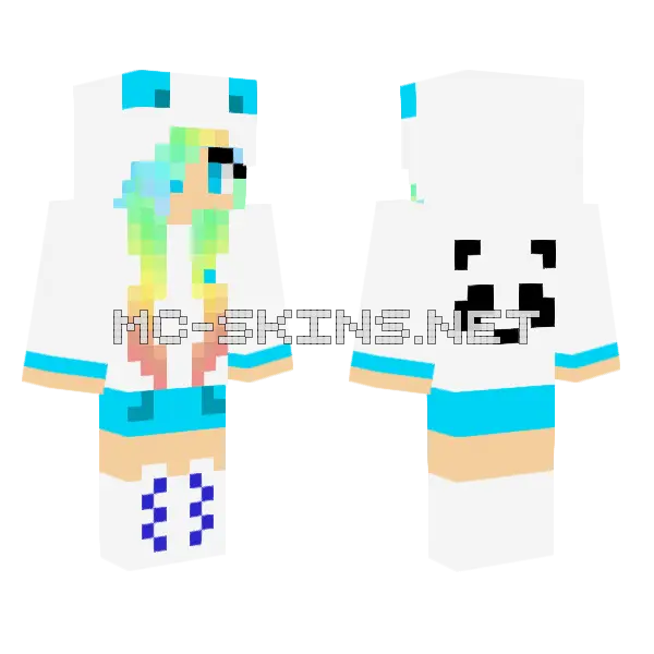Jenny Mod Character Skin Minecraft skin, front and back