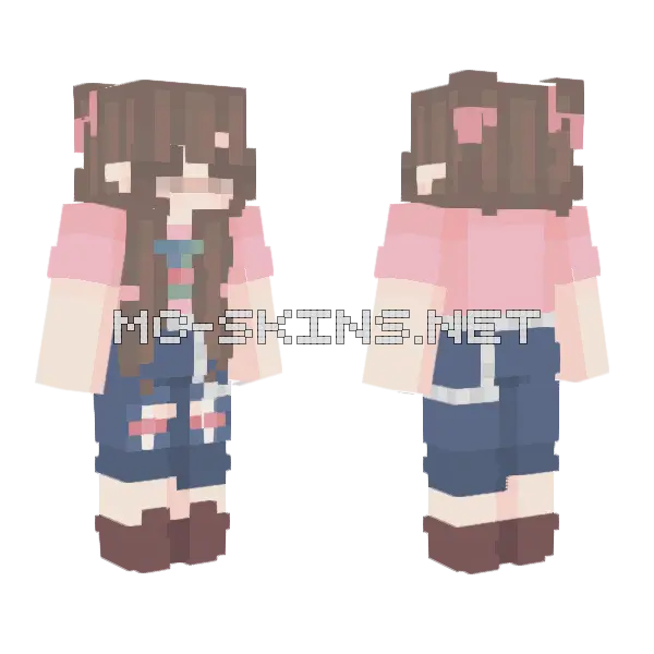 Jenny Mod Character Skin Minecraft skin, front and back