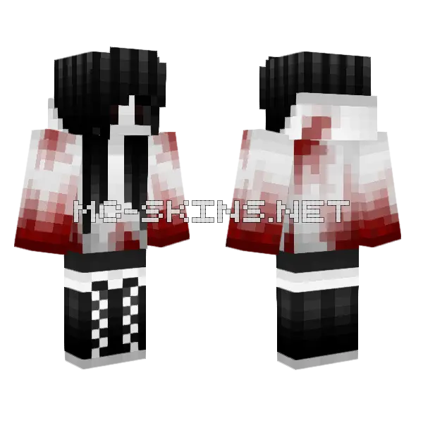 Jenny Mod Character Skin Minecraft skin, front and back