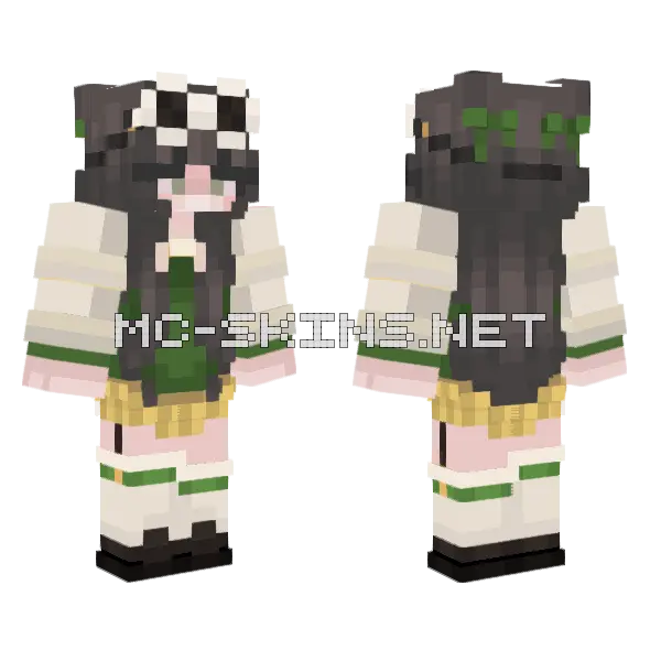 Jenny Mod Character Skin Minecraft skin, front and back