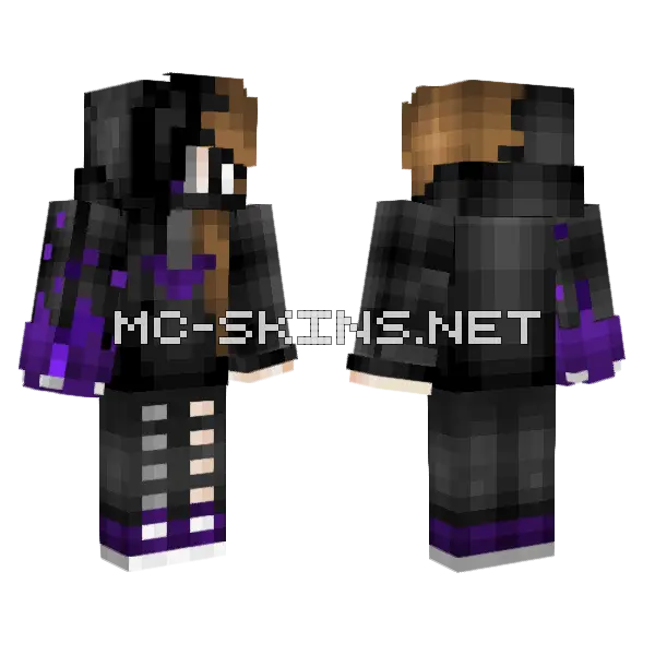 Jenny Mod Girl Skin Minecraft skin, front and back