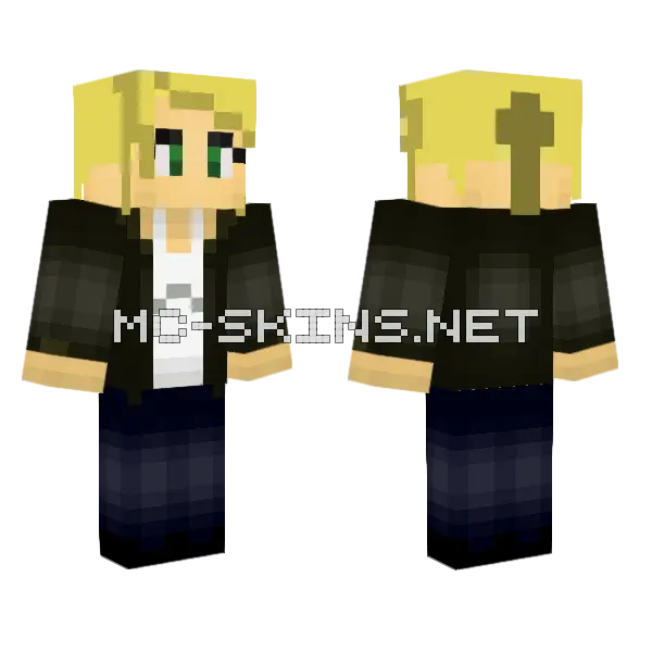 Jenny Mod Girl Skin Minecraft skin, front and back