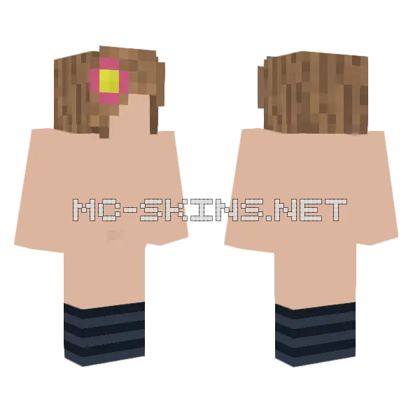 Jenny Mod Girl Skin Minecraft skin, front and back
