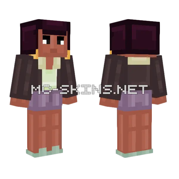 Jenny Mod Girl Skin Minecraft skin, front and back