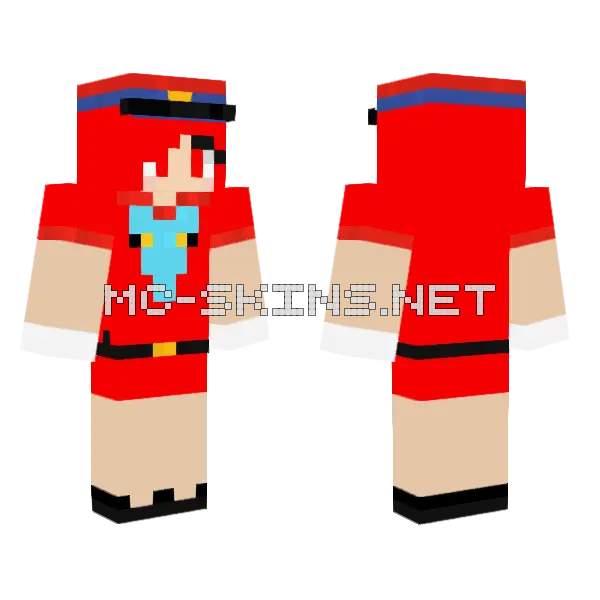 Jenny Mod Minecraft Skin Minecraft skin, front and back