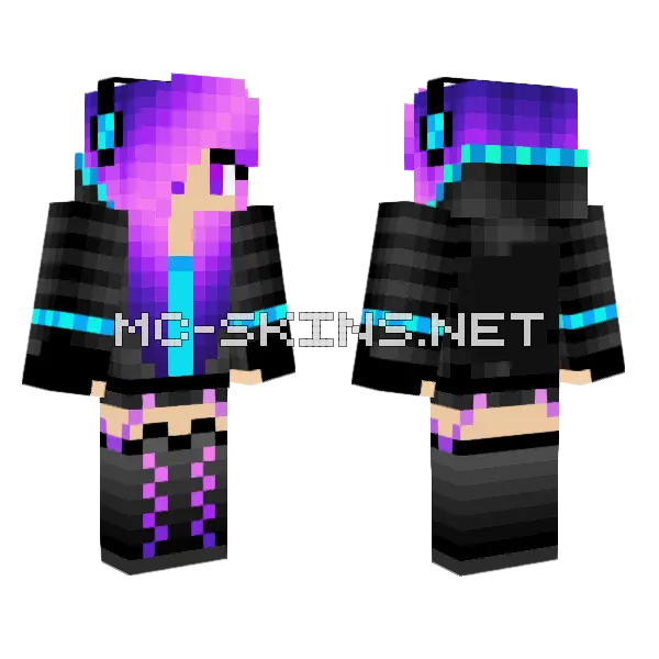 Jenny Mod Minecraft Skin Minecraft skin, front and back